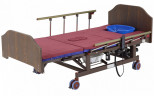 Кровать для лежачих больных электрическая DB-11А ЛДСП Венге с боковым переворачиванием, т/у с матрасом
